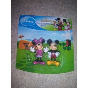 Mickey & Minnie Mouse Cake Topper Figures Disney Beverly Hills Teddy Bear Compan